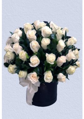 Kutuda Beyaz Güller 39 Adet